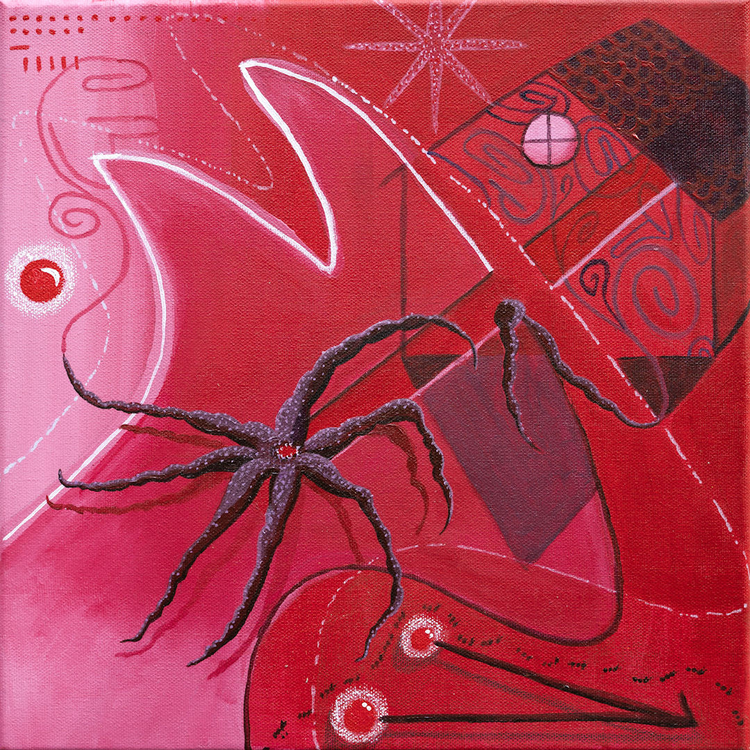 Enfance - 30cm x 30cm Original sur toile : 280€ TTC Print numéroté : 50€ TTC